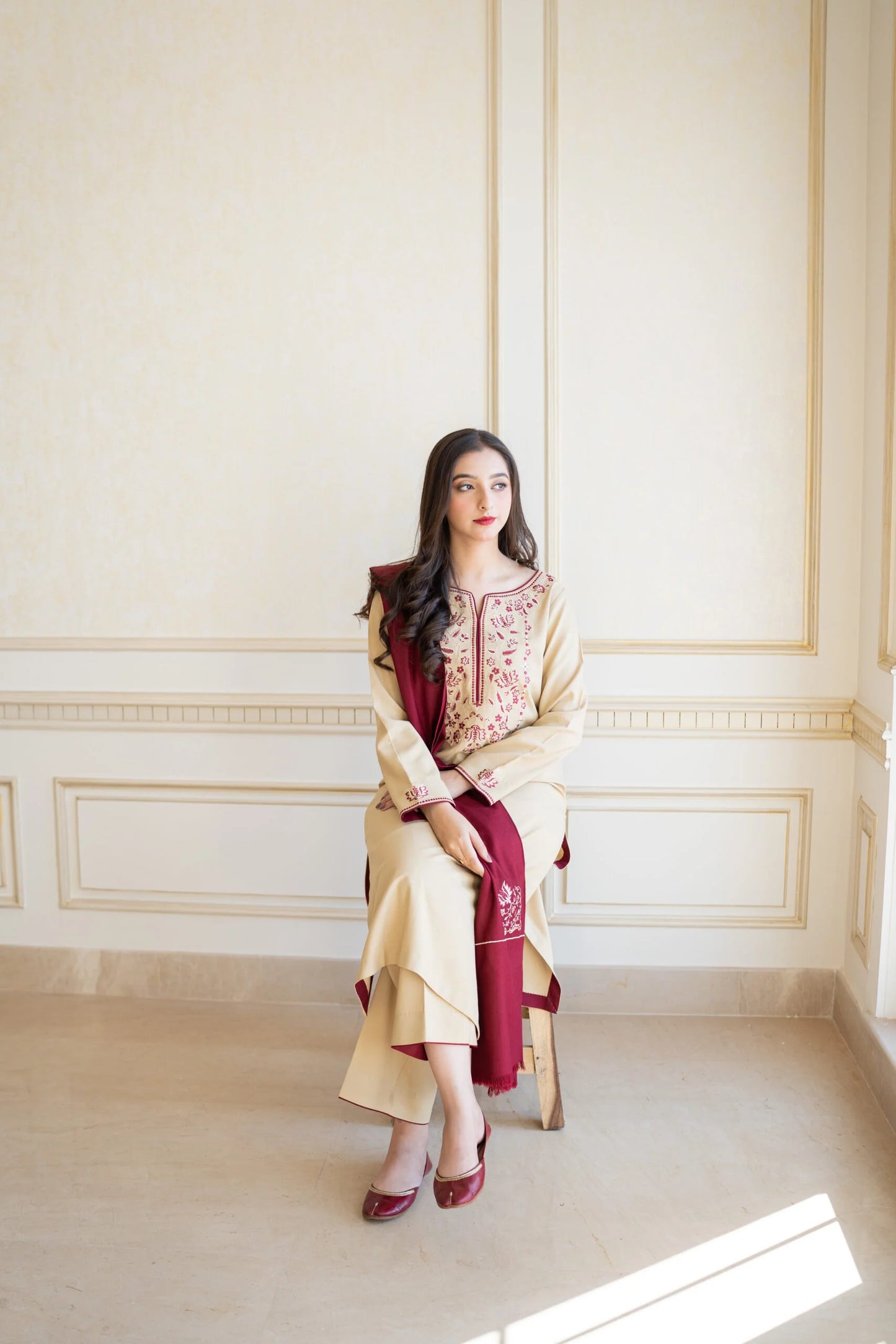 PREMIUM WINTER DHANAK EMBROIDERED