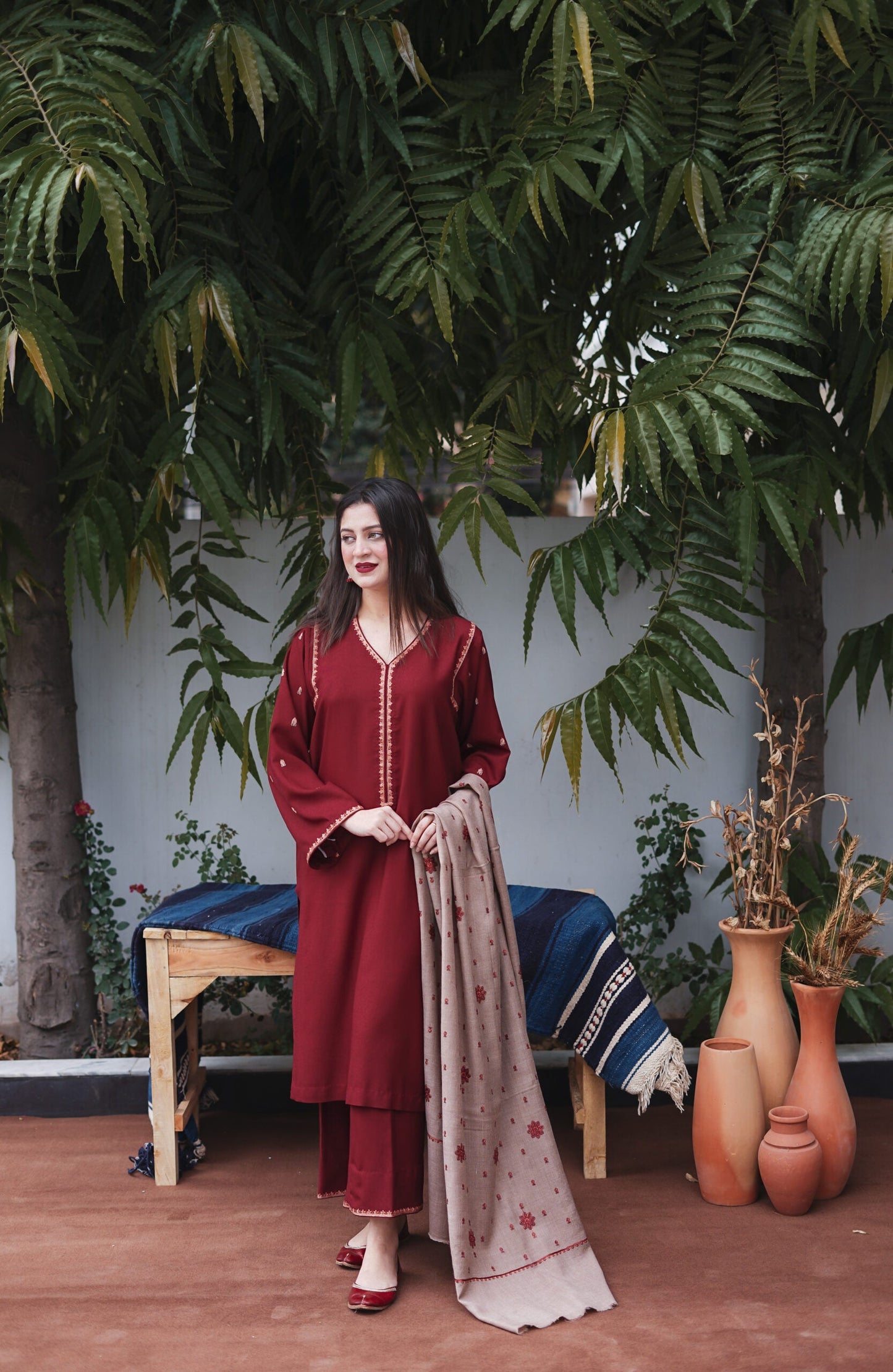 PREMIUM WINTER DHANAK EMBROIDERED